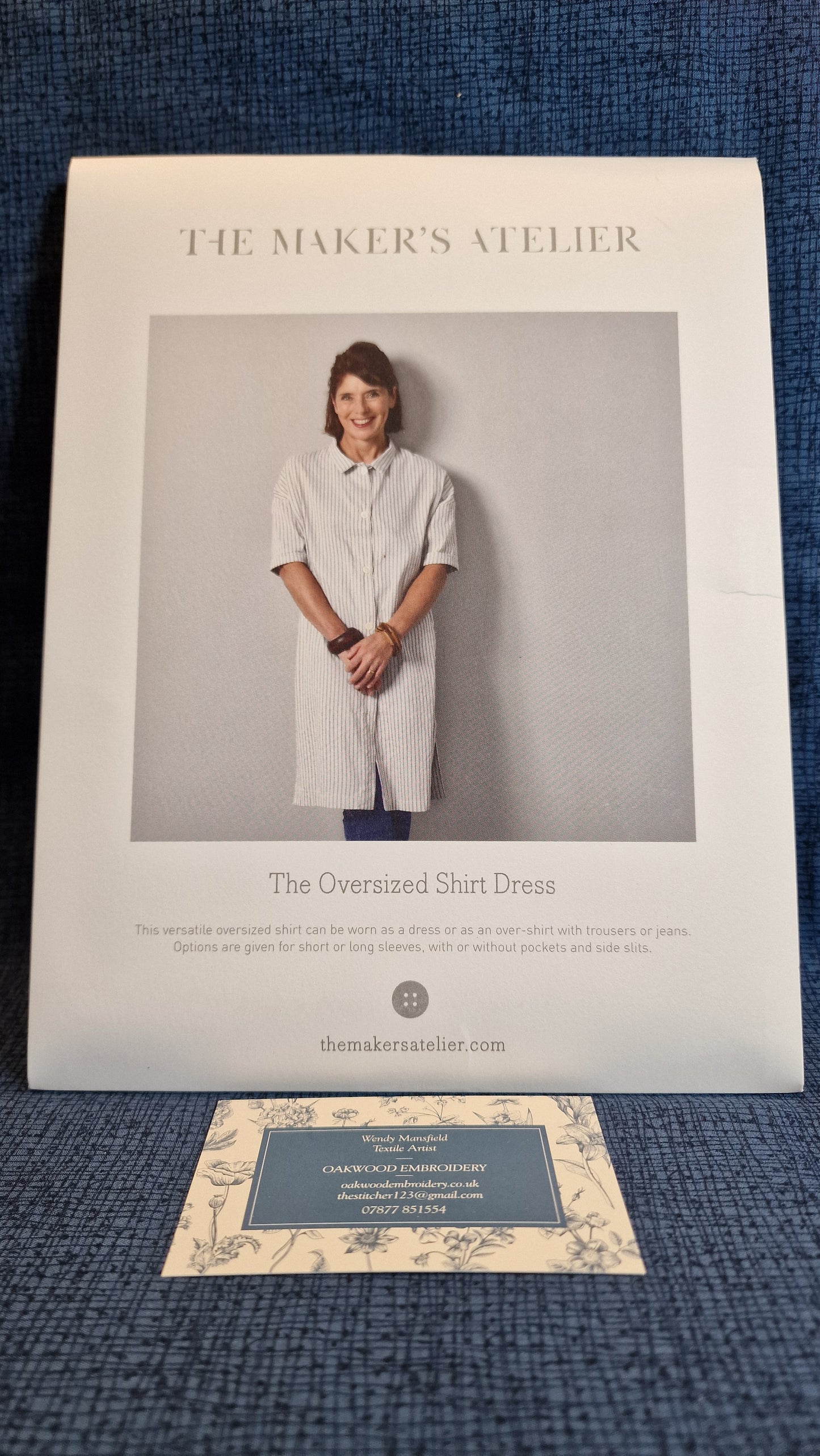 Dressmaking Pattern - The Maker's Atelier - The Oversized Shirt Dress