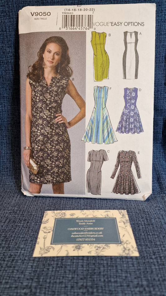 Dressmaking Pattern - Vogue V9050 - Size 14-22