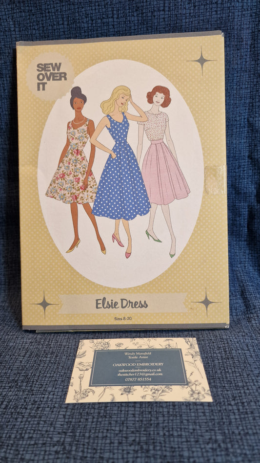 Dressmaking Pattern - Sew Over It - Elsie Dress - Size 8-20