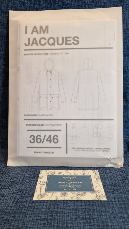 Dressmaking Pattern - I am Jacques - Classic Raincoat - EU Size 36-46
