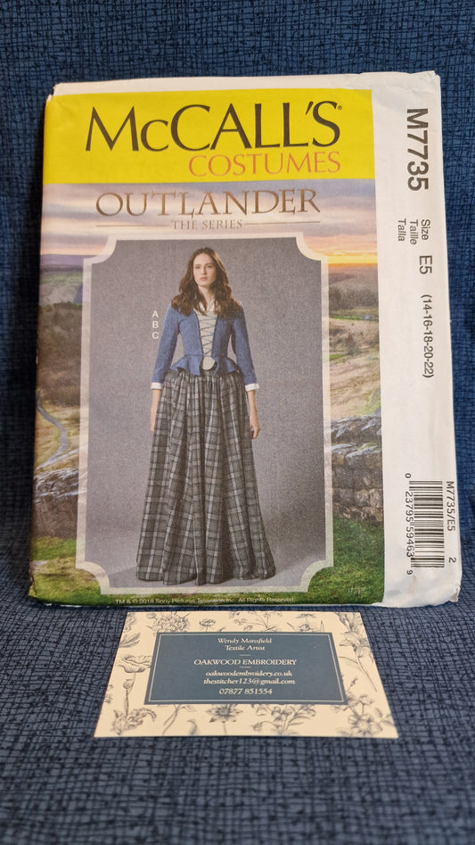Dressmaking Pattern - McCall's - Costumes - Outlander The Series - Sizes 14-22