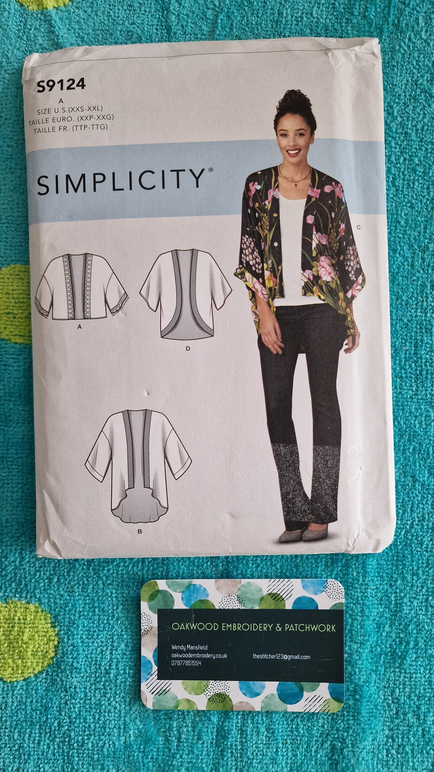 Dressmaking Pattern - Simplicity S9124 - Size XXS to XXL
