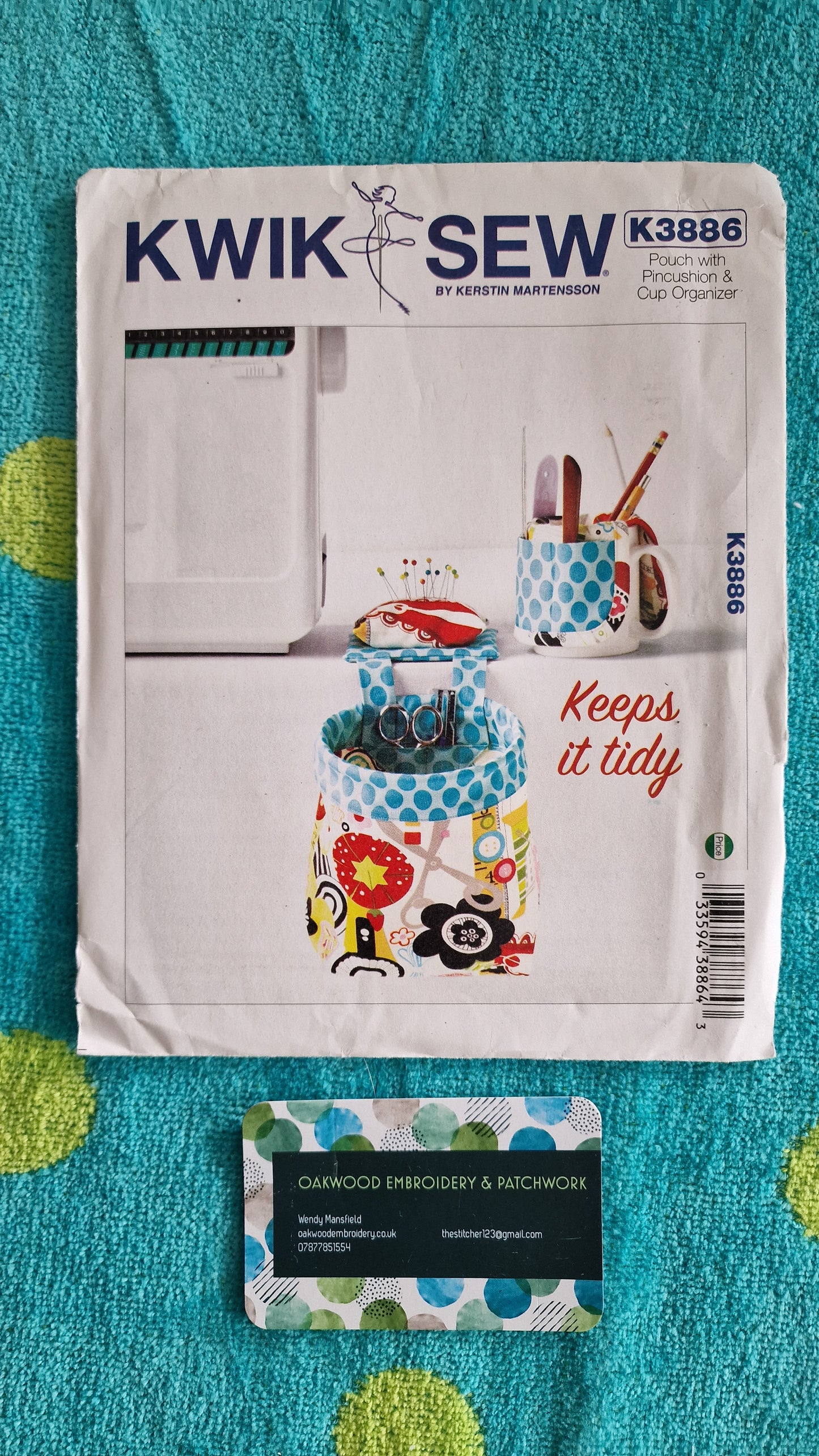 Craft Pattern - Kwik Sew K3886 Craft Holder - One Size