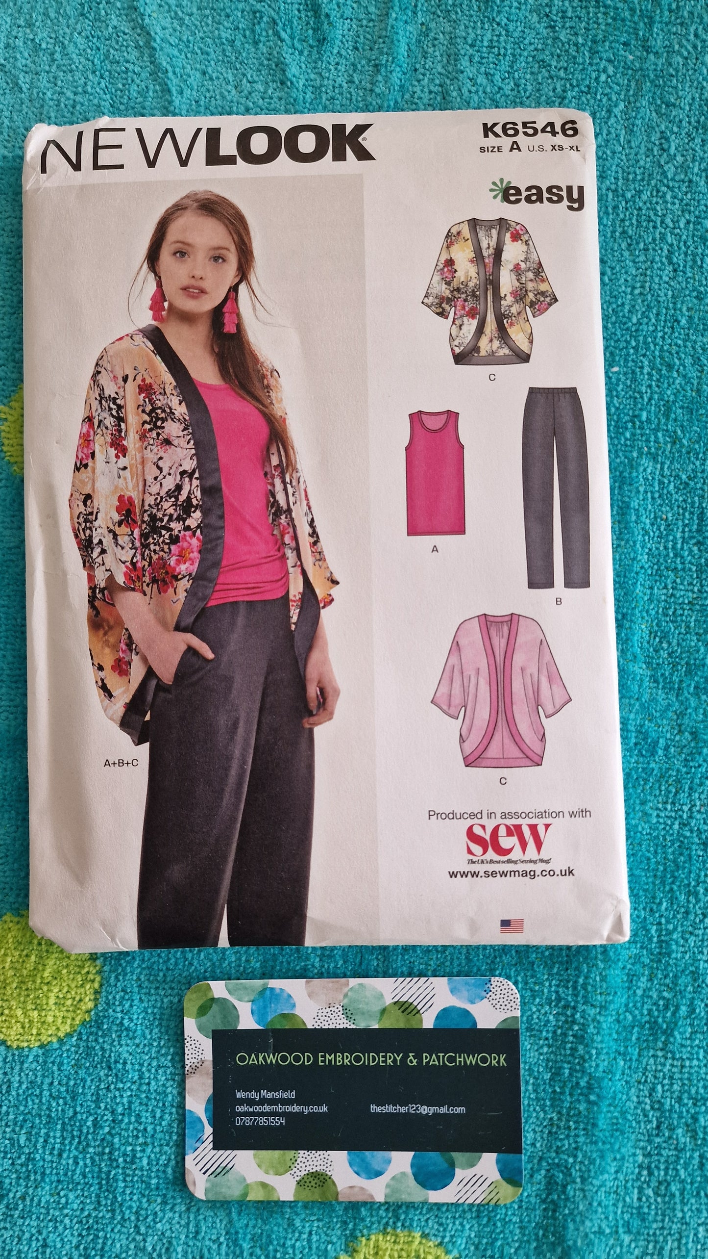 Dressmaking Pattern - New Look - K6546 - Size XS to XL