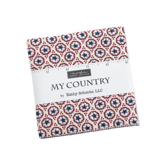Charm Pack - MY COUNTRY - Moda Stock Code PP7040