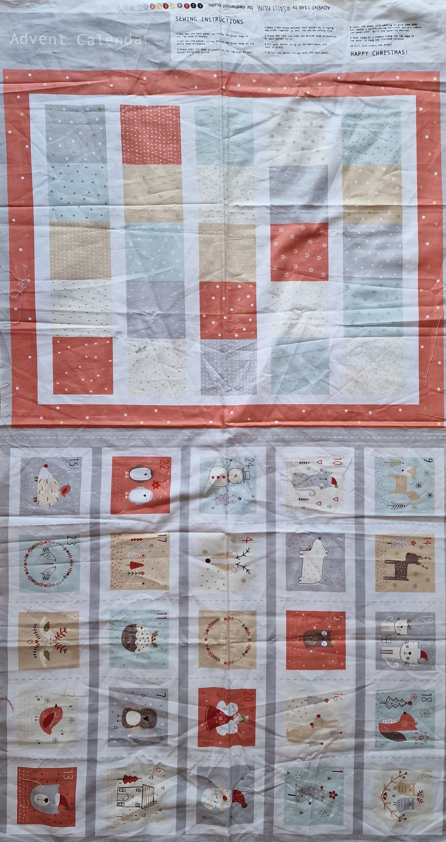 Advent Calendar Panel 1346 by Sally Payne for Dashwood Studio