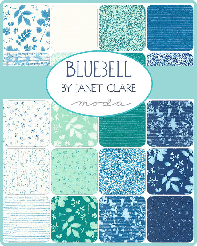 BLUEBELL - JELLY ROLL - By Janet Clare - Moda Code JR16960