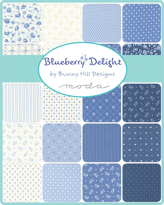 BLUEBERRY DELIGHT- By BUNNY HILL DESIGNS - From Moda Fabrics
