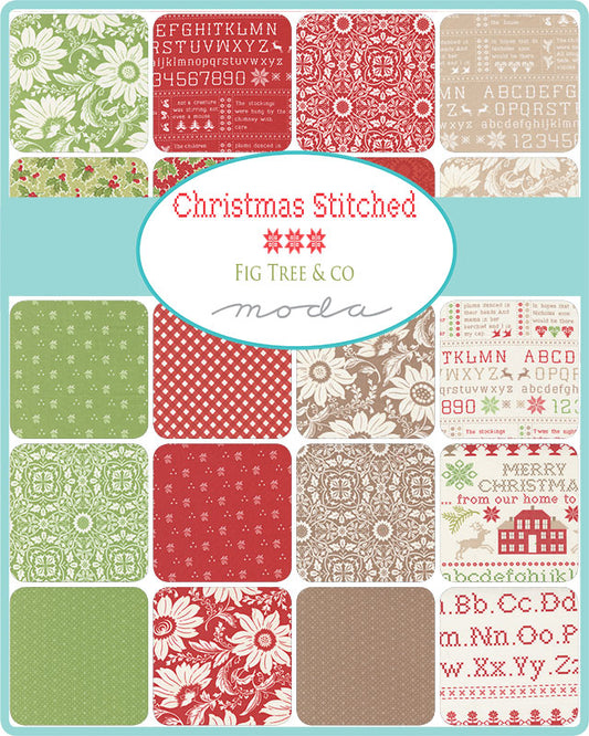 Christmas Stitched Collection - By Fig Tree & Co. - From Moda Fabrics