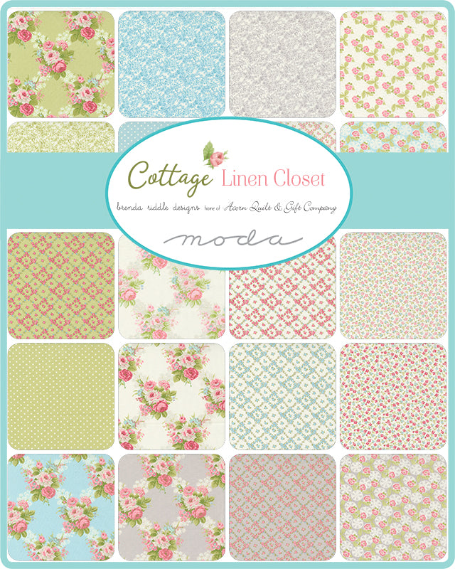 Charm Pack - COTTAGE LINEN CLOSET - Moda Stock Code PP18730