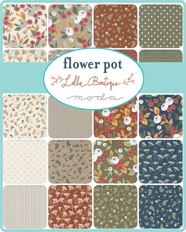 FLOWER POT- Charm Pack - Moda Stock Code PP5160