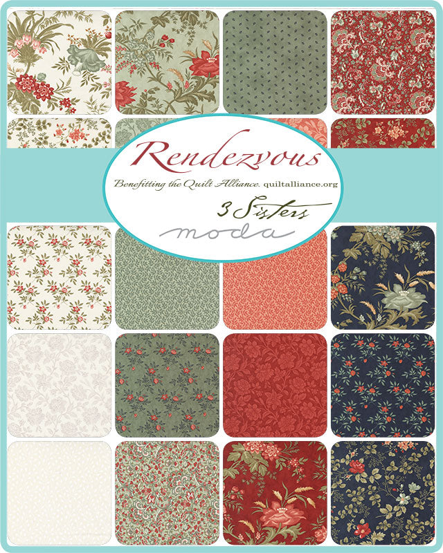 Charm Pack - RENDEZVOUS - Moda Stock Code PP44330