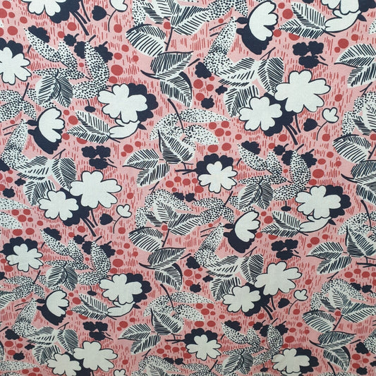 Jackie Vintage Viscose Lawn - Pink by Fabric Godmother (2022 Range)