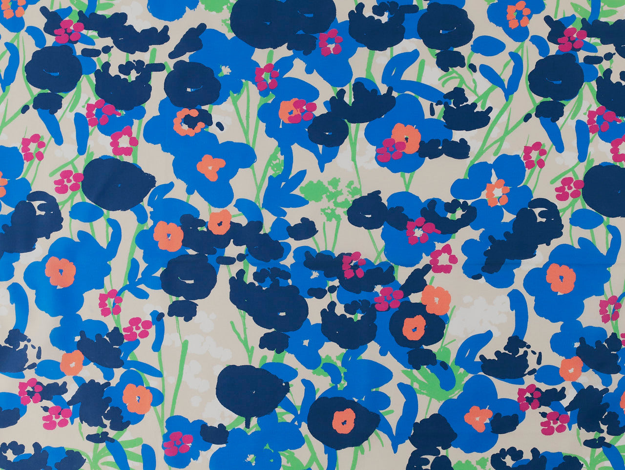 Melissa Cotton Lawn - Cobalt by Fabric Godmother (2024 Range)