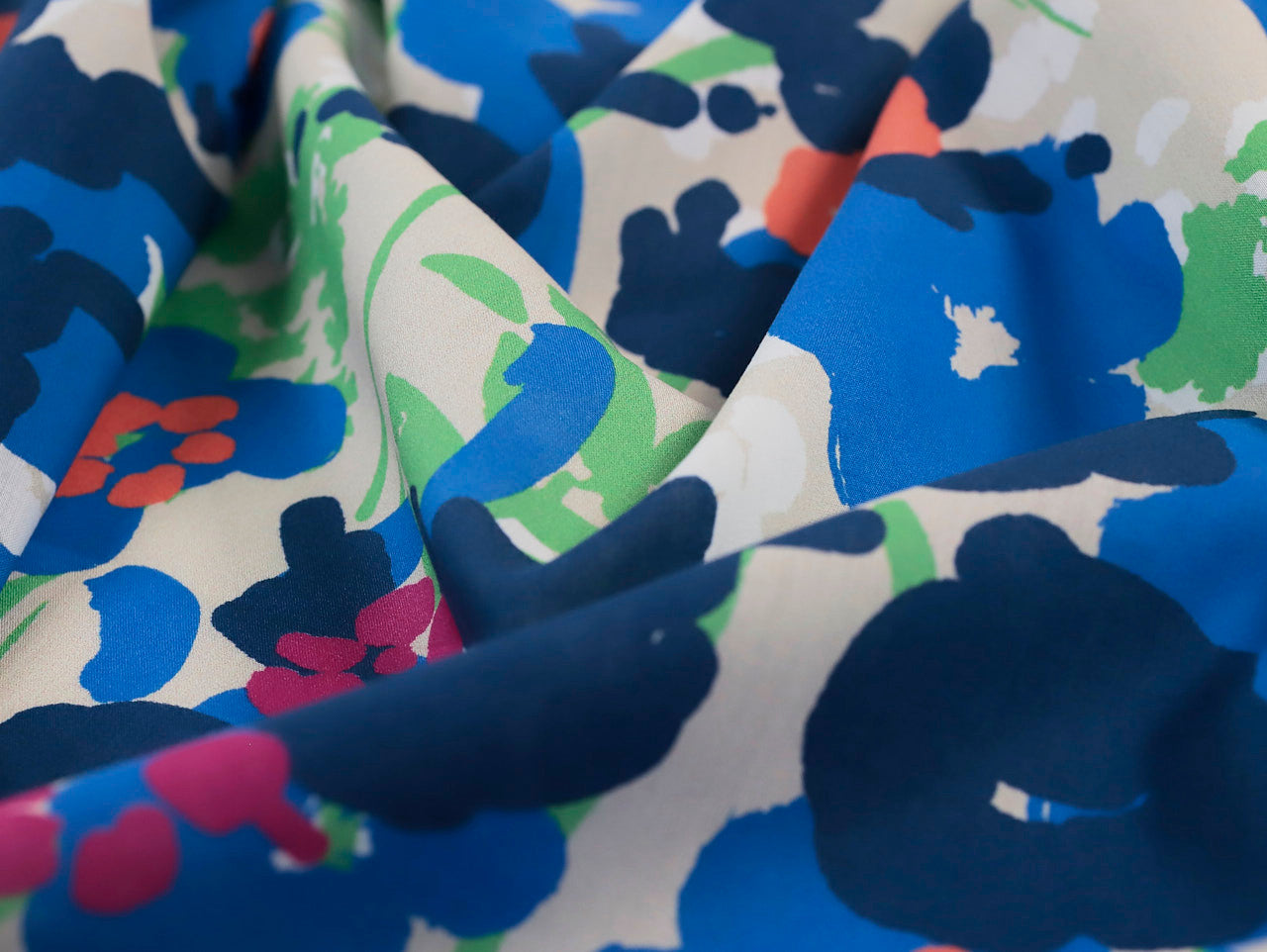 Melissa Cotton Lawn - Cobalt by Fabric Godmother (2024 Range)