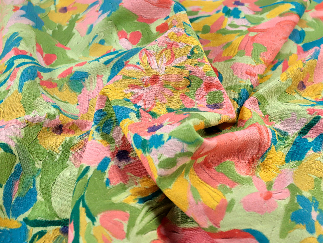 Georgia Viscose & Linen - Pistachio by Fabric Godmother (2024 Range)