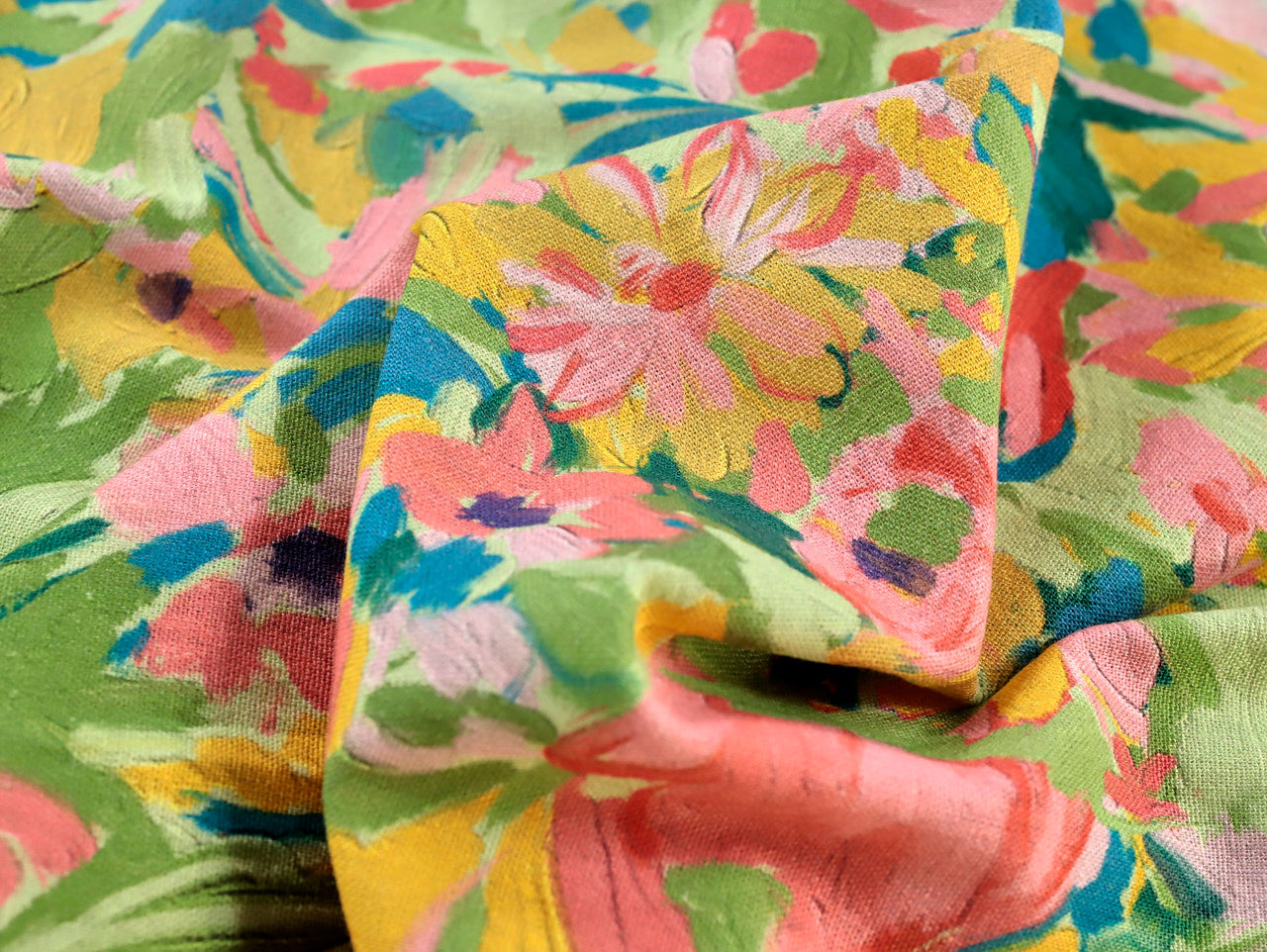 Georgia Viscose & Linen - Pistachio by Fabric Godmother (2024 Range)
