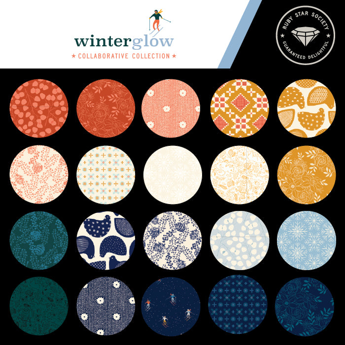 Charm Pack - WINTERGLOW - Moda Stock Code RS5105PP RUBY STAR SOCIETY