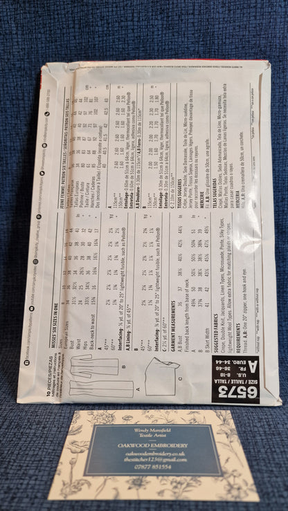Dressmaking Pattern - New Look N 6573 - Size 8-18