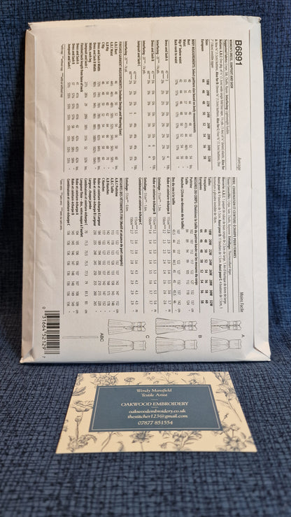 Dressmaking Pattern - Butterick - B68910 - Size 18-24