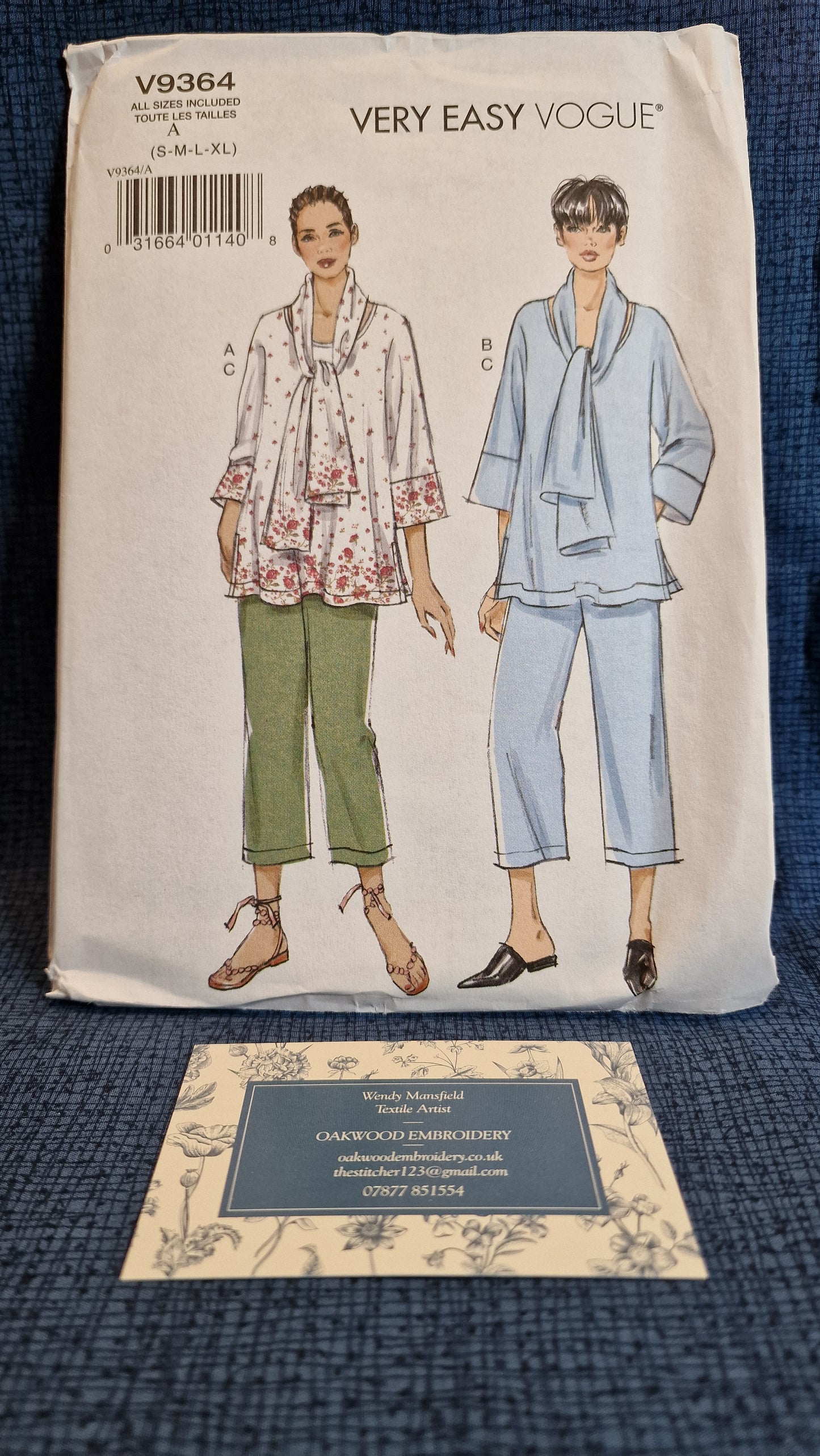 Dressmaking Pattern - Vogue - V9364 - S to XL