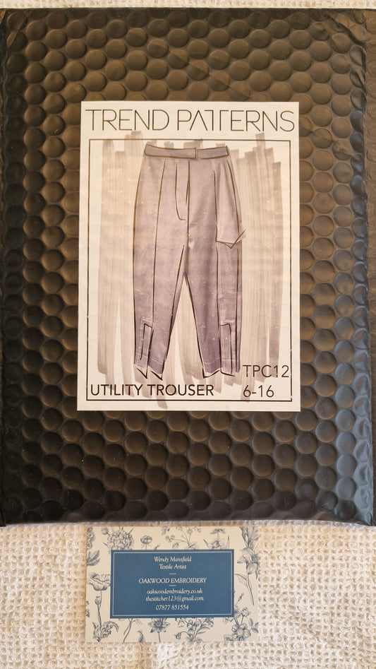 Dressmaking Pattern - Trend Patterns - Utility Trousers TPC12 - Size 6-16