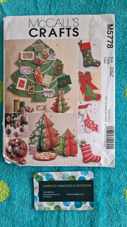 Craft Pattern - McCall's Craft M5778 - One Size