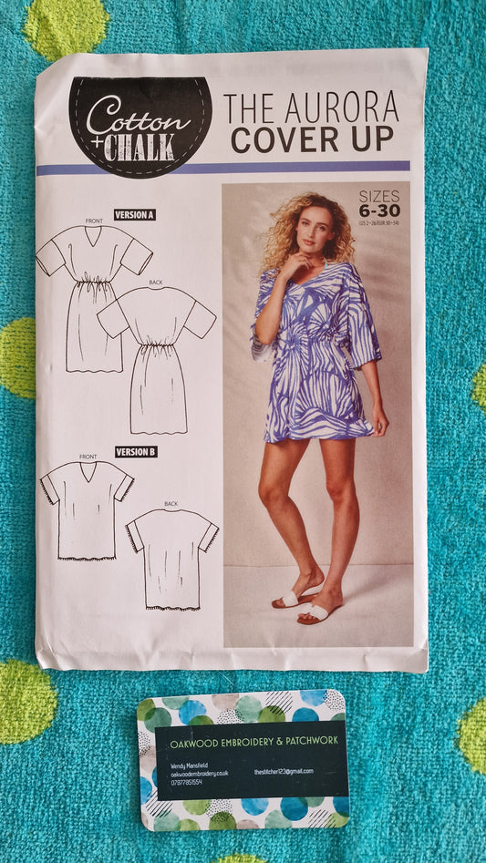 Dressmaking Pattern - Cotton + Chalk - The Aurora Cover Up - Size 6 to 30