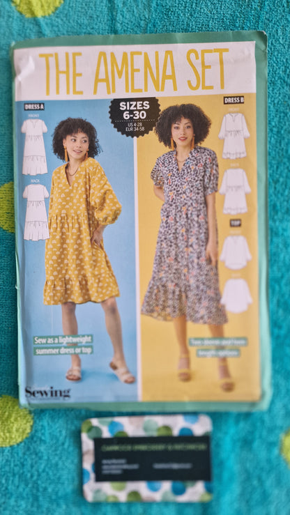 Dressmaking Pattern - The Amena Set - Size 6 to 30