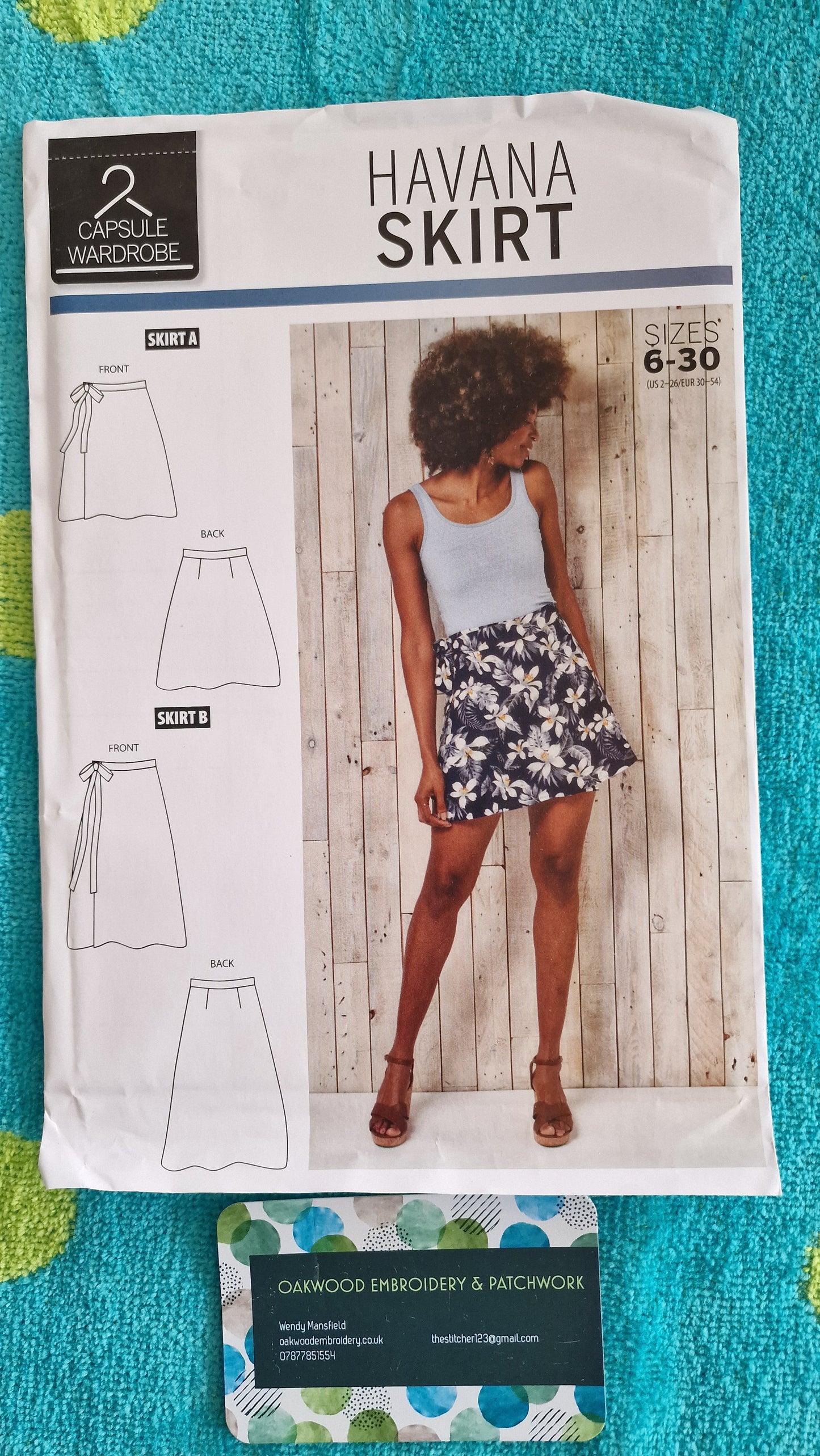 Dressmaking Pattern - Capsule Wardrobe - Havana Skirt - Size 6 to 30