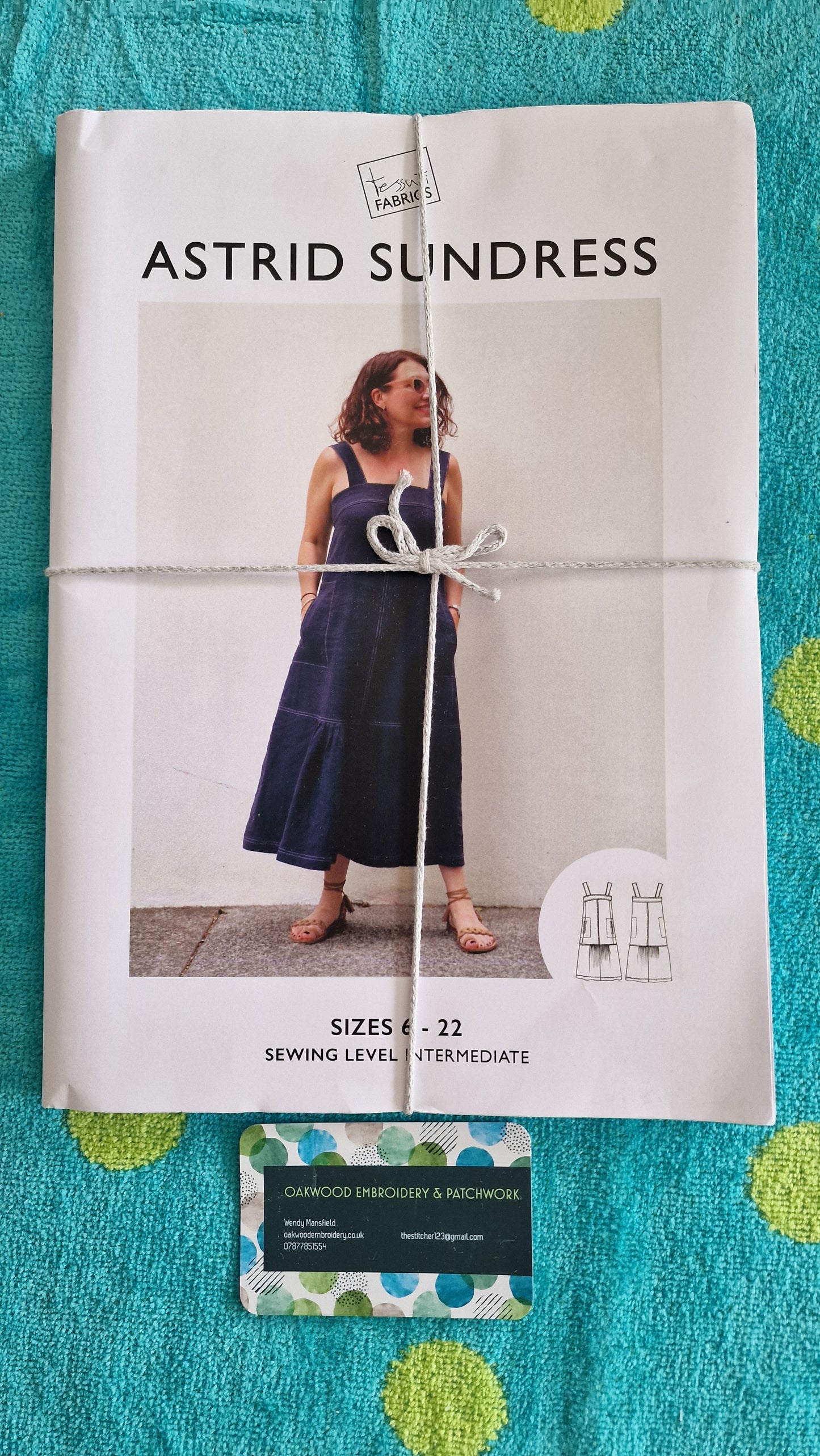 Dressmaking Pattern - Tessuti Fabrics Astrid Sundress - Size 6 to 22