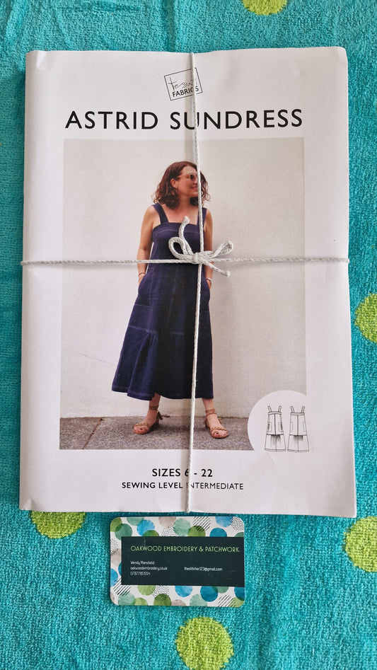 Dressmaking Pattern - Tessuti Fabrics Astrid Sundress - Size 6 to 22
