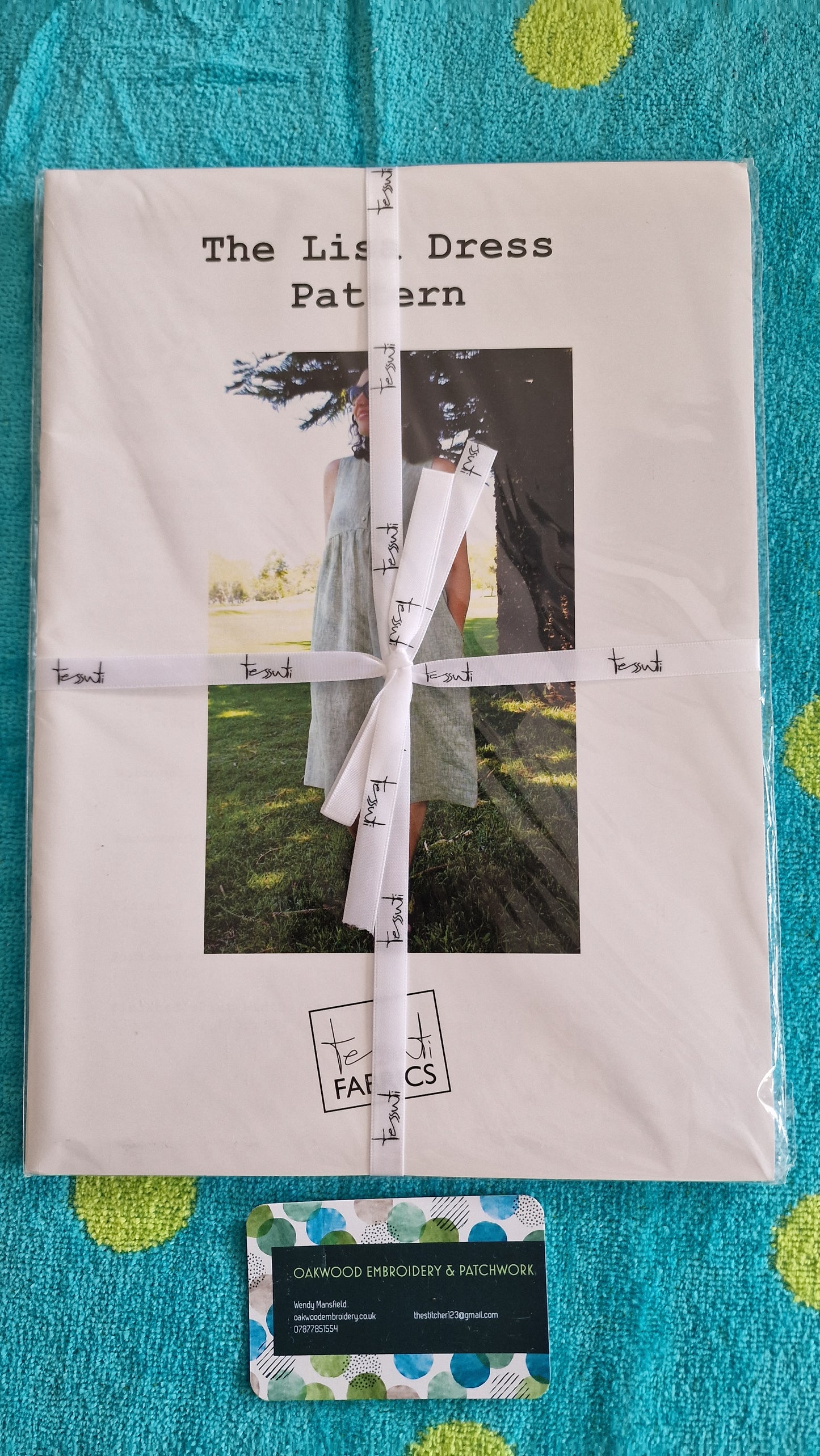 Dressmaking Pattern - Tessuti Fabrics Lisa Dress - Size XXS to XL