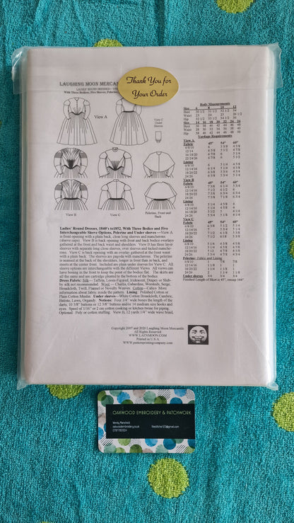 Dressmaking Pattern - Laughing Moon Mecantile No. # 114 Ladies Round Dresses - Size 6 to 26