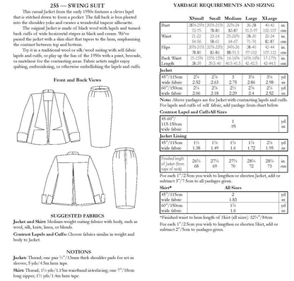 Folkwear Pattern - Swing Suit 255
