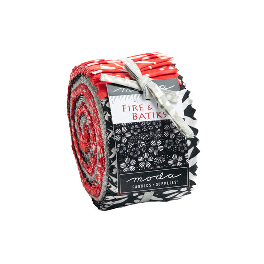 FIRE & ICE BATIKS - Jelly Roll  - Moda Code JR4360