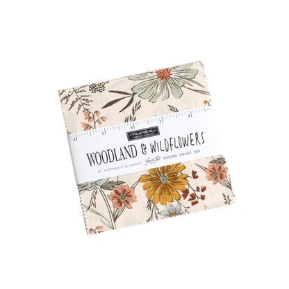 WOODLAND & WILDFLOWERS - CHARM PACK -  Moda Stock Code PP45580