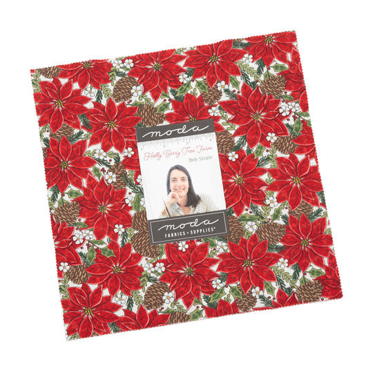 Layer Cake - Holly Berry Tree Farm - Moda Fabric Code LC5630