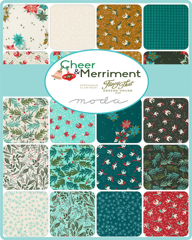 CHEER AND MERRIMENT-  Layer Cake  - Moda Fabric Code LC45530