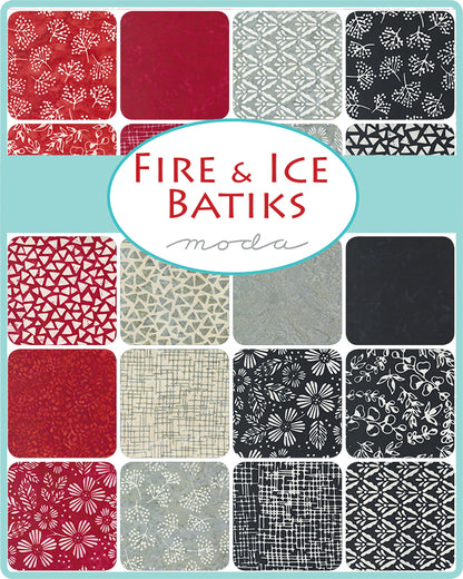 FIRE & ICE BATIKS -  Layer Cake  - Moda Fabric Code LC4360