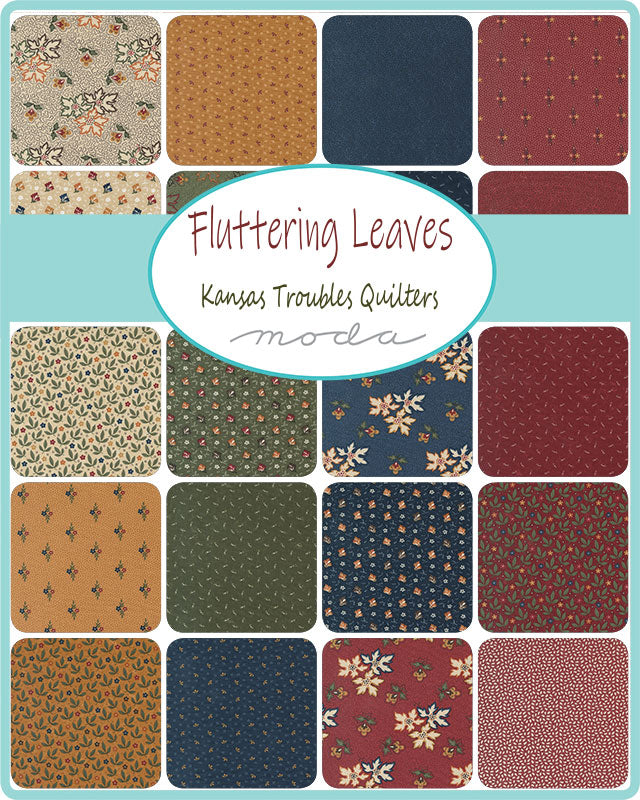 Layer Cake - FLUTTERING LEAVES - Moda Fabric Code LC9730