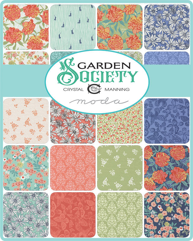 GARDEN SOCIETY-  Layer Cake  - Moda Fabric Code LC11890