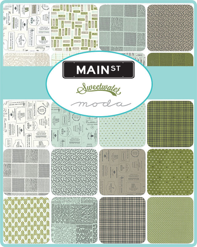 MAIN STREET- JELLY ROLL - Moda Fabric Code 55640JR