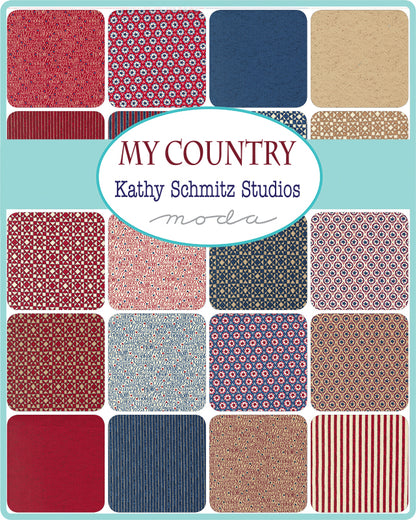 Charm Pack - MY COUNTRY - Moda Stock Code PP7040