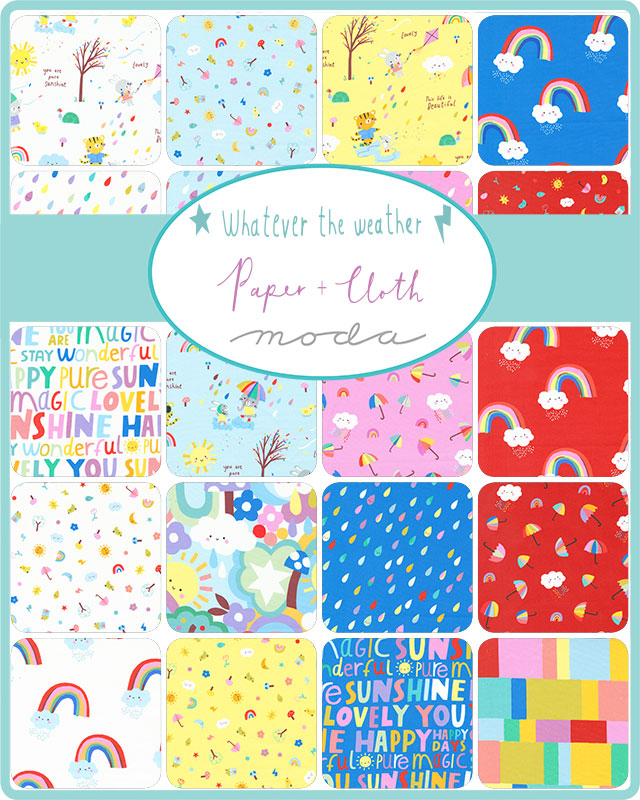 WHATEVER THE WEATHER- JELLY ROLL - Moda Fabric Code 25140JR