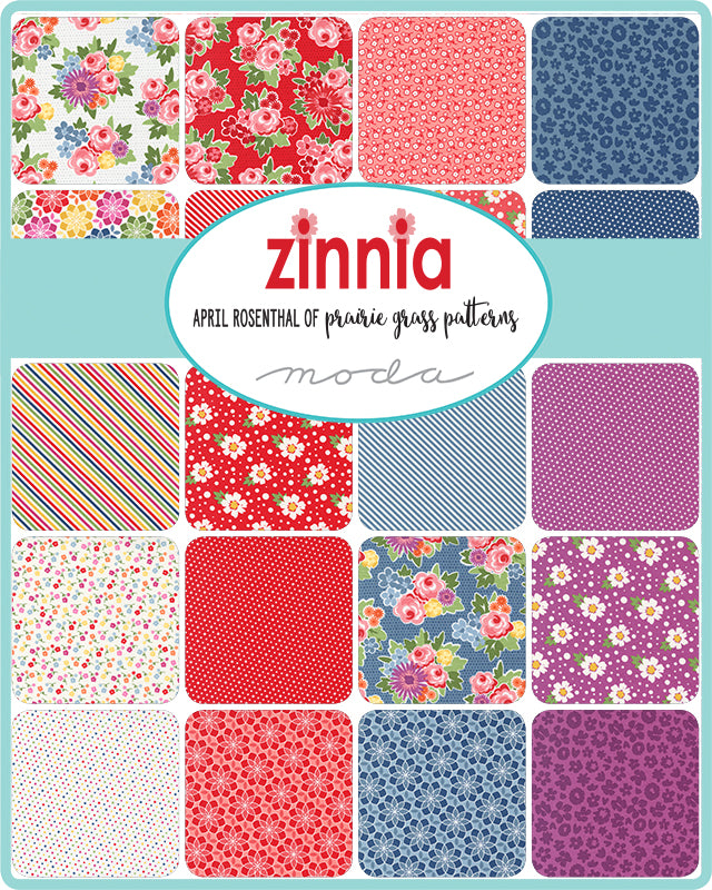 Charm Pack - ZINNIA  - from  Moda Stock Code 24130PP