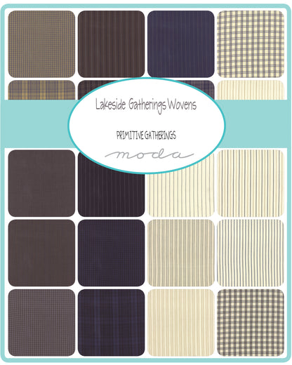 Lakeside Gatherings Wovens/Flanel Collection - By Primitive Gatherings - From Moda Fabrics
