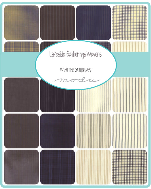 Lakeside Gatherings Wovens/Flanel Collection - By Primitive Gatherings - From Moda Fabrics