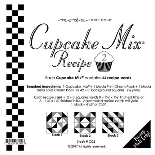 Moda Cupcake Mix Recipe Pack 2 - CC1 Moda #2