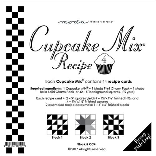 Moda Cupcake Mix Recipe Pack 4 - CC1 Moda #4